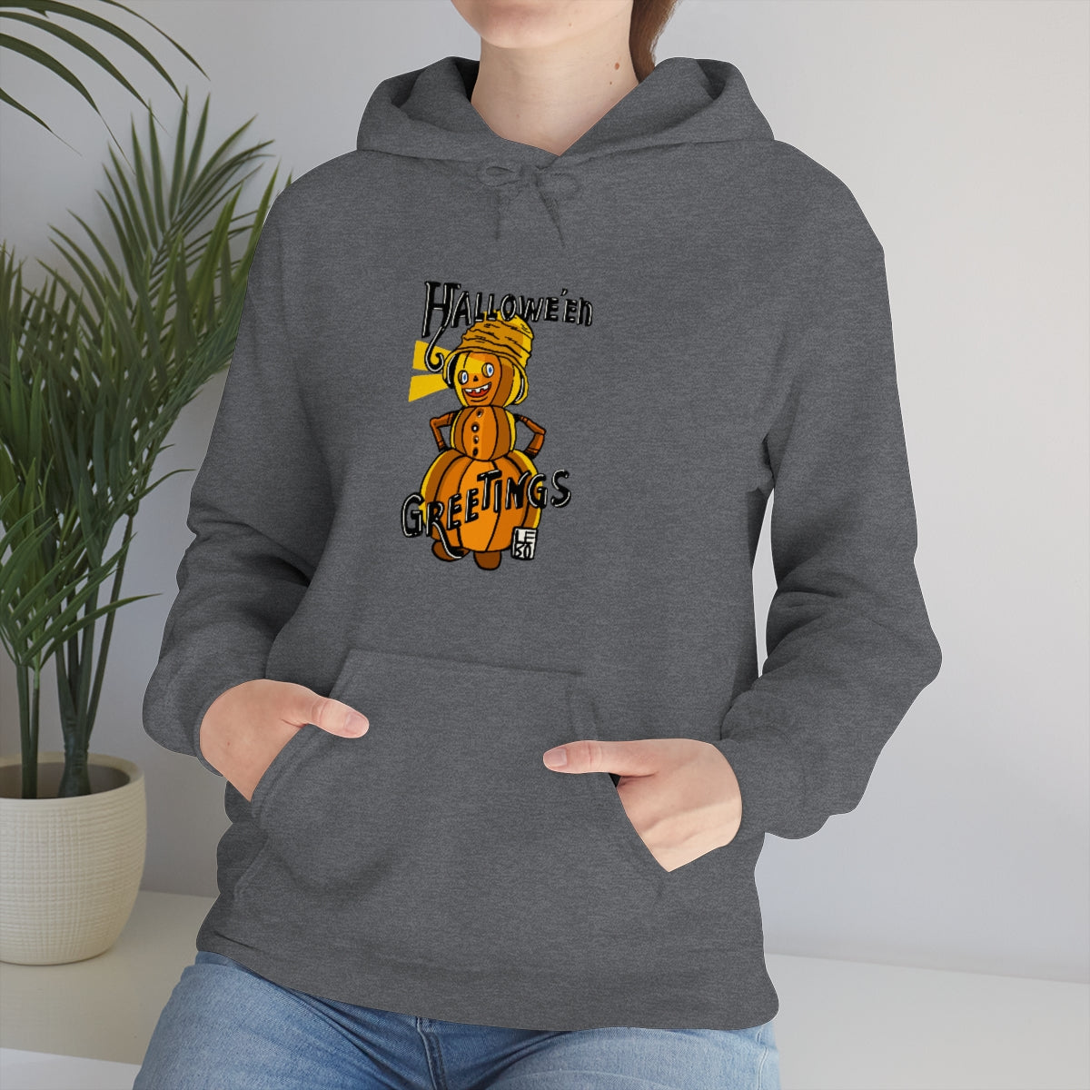 Halloween Greetings - Lebo Unisex Hooded Sweatshirt